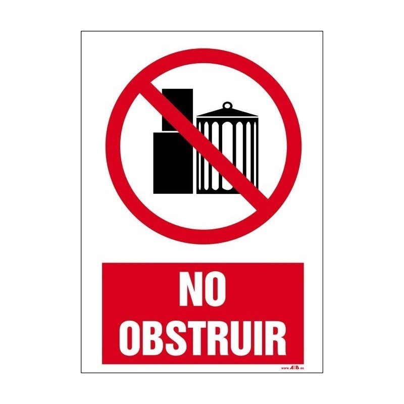 No obstruir