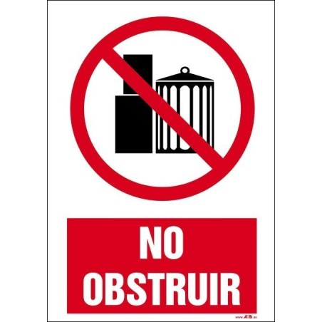 No obstruir
