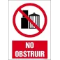 No obstruir