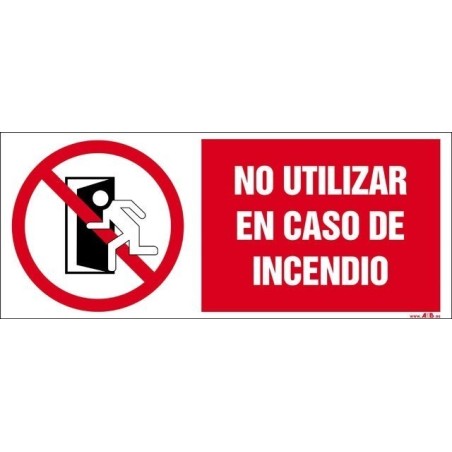 No utilizar en caso de incendio