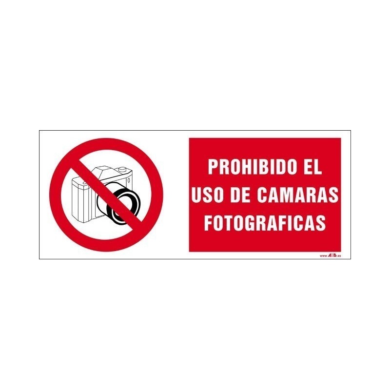 Prohibido el uso de cámaras fotográficas