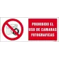 Prohibido el uso de cámaras fotográficas