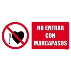 No entrar con marcapasos