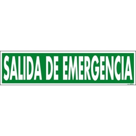 Salida de emergencia
