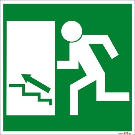 Salida escaleras arriba izquierda