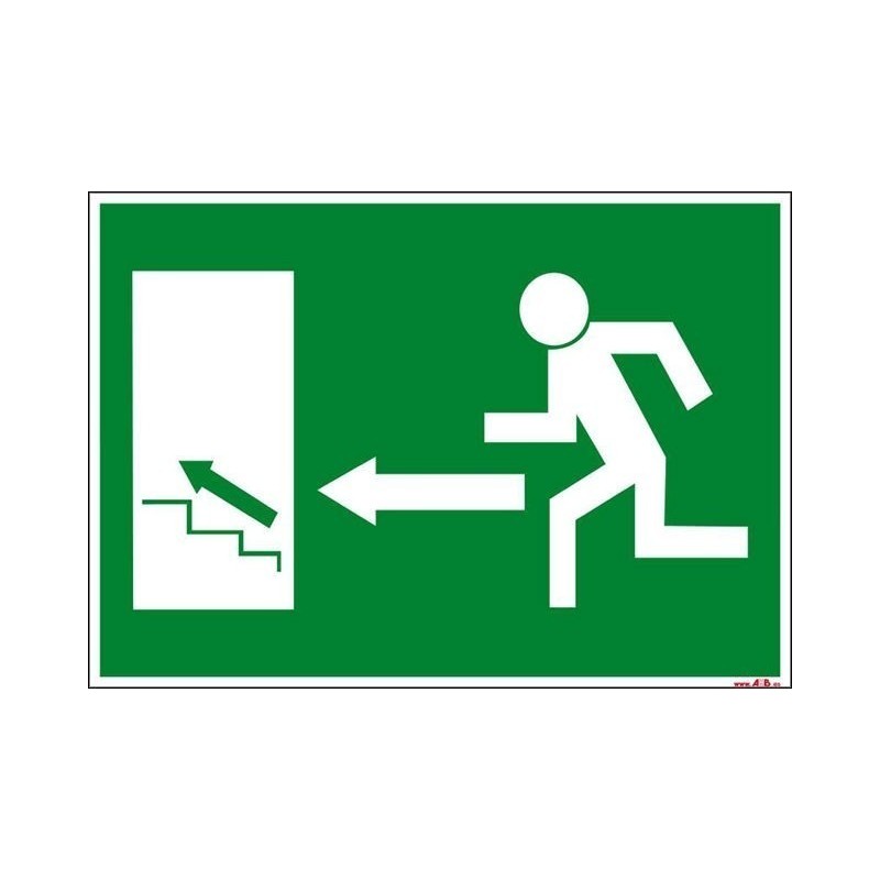 Salida izquierda escaleras arriba