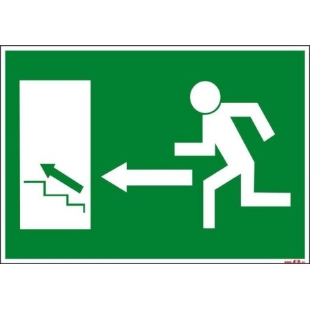 Salida izquierda escaleras arriba