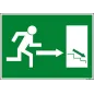 Salida derecha escaleras abajo