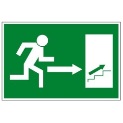 Salida derecha escalras arriba