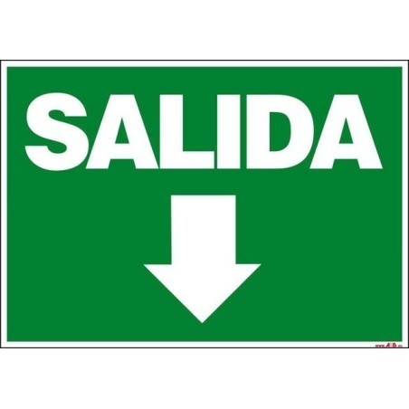 Salida abajo
