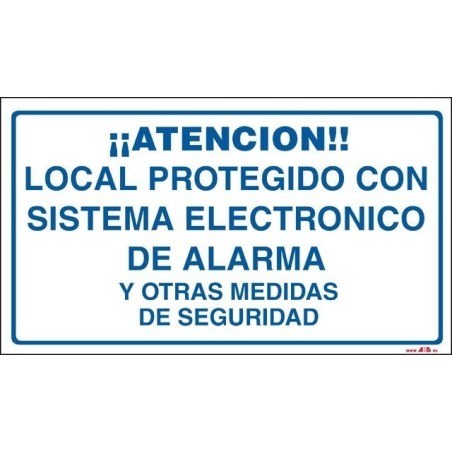 Local protegido con sistema de seguridad