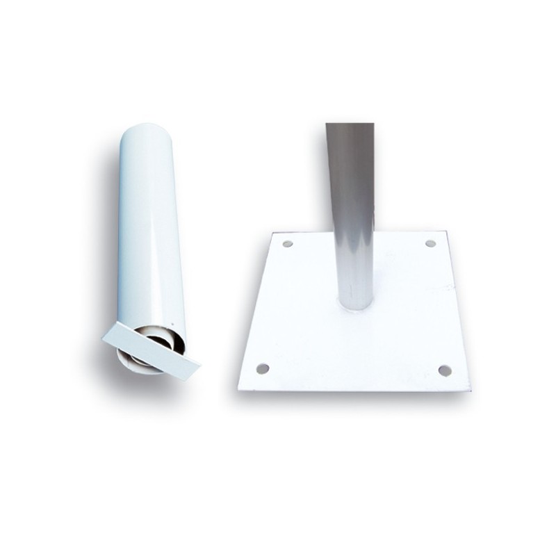 Base para mástiles de aluminio