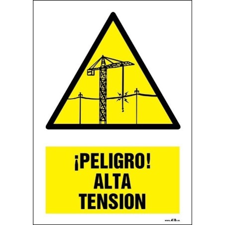 ¡Peligro! Alta tensión