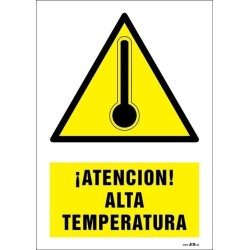¡Atención! Alta temperatura