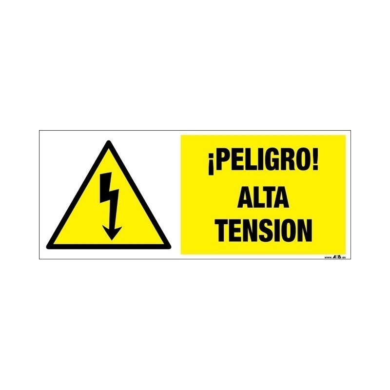¡Peligro! Alta tensión