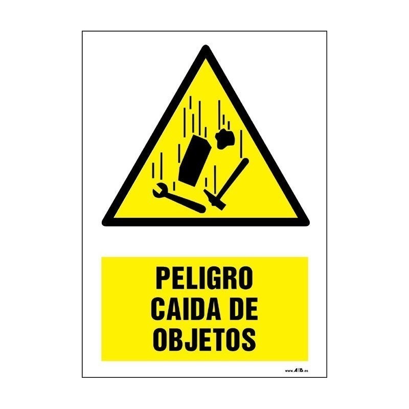 ¡Peligro! Caída de objetos