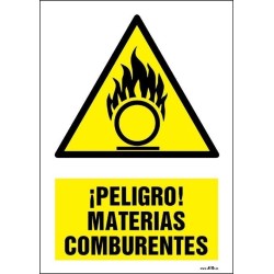 ¡Peligro! Materias comburentes