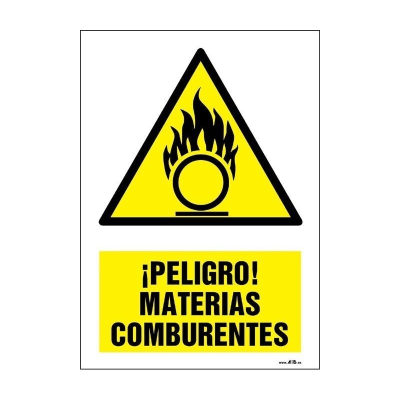 ¡Peligro! Materias comburentes