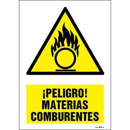 ¡Peligro! Materias comburentes