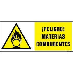 ¡Peligro! Materias comburentes