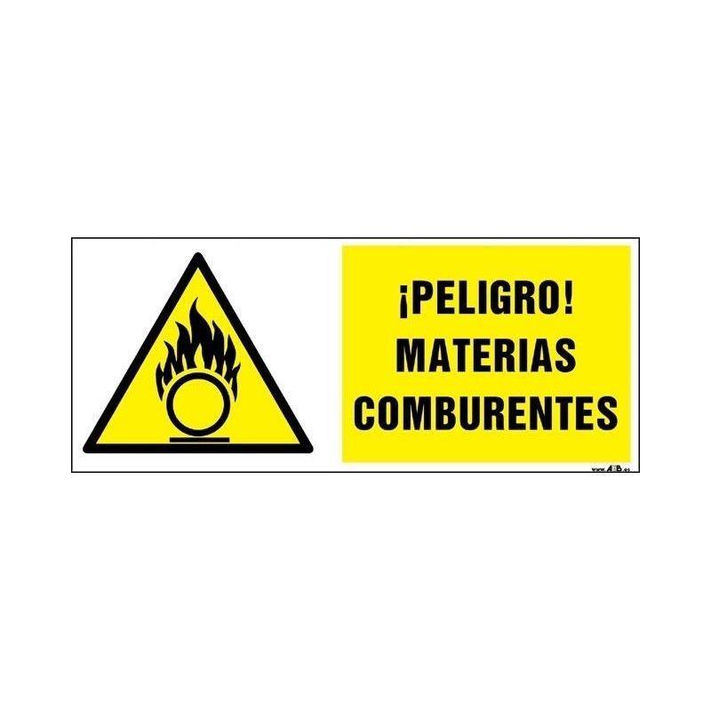 ¡Peligro! Materias comburentes