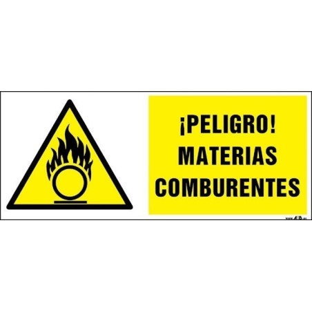 ¡Peligro! Materias comburentes