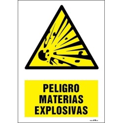 ¡Peligro! Materias explosivas