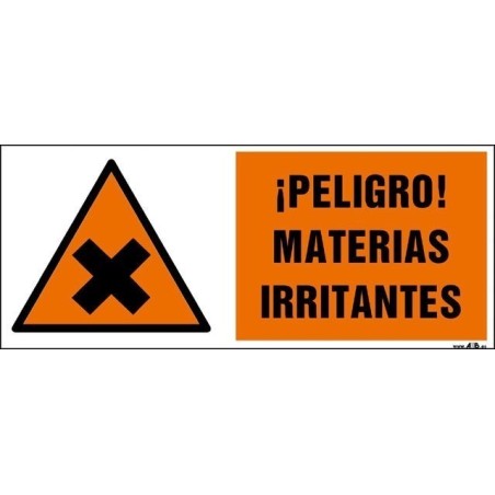 ¡Peligro! Materias irritantes