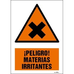 ¡Peligro! Materias irritantes