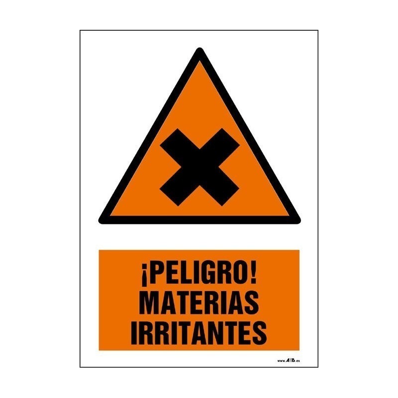 ¡Peligro! Materias irritantes