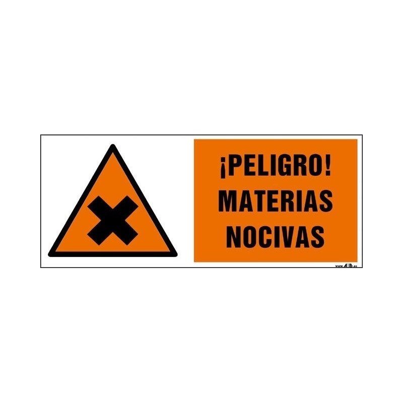 ¡Peligro! Materias nocivas