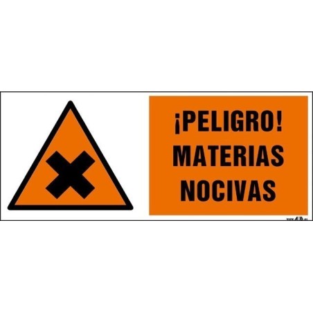 ¡Peligro! Materias nocivas
