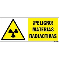 ¡Peligro! Materias radiactivas