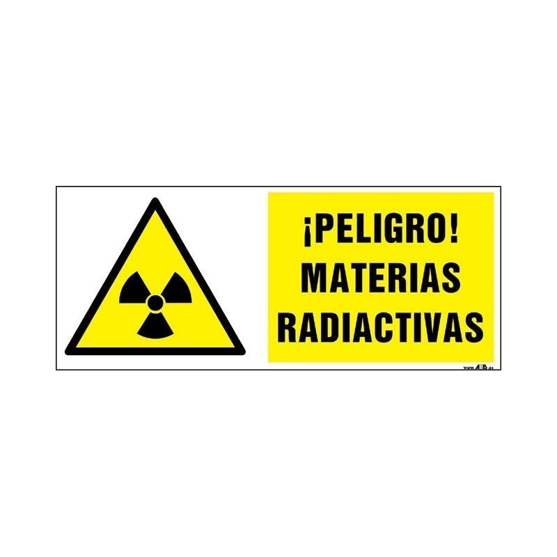 ¡Peligro! Materias radiactivas