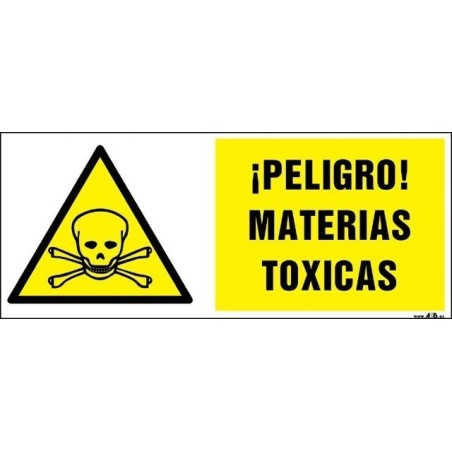 ¡Peligro! Materias tóxicas