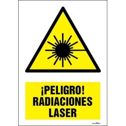 ¡Peligro! Radioaciones láser