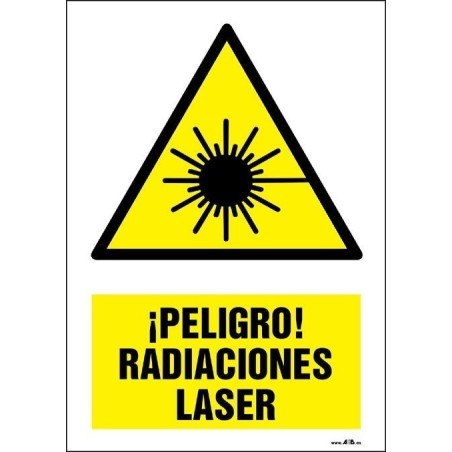 ¡Peligro! Radioaciones láser