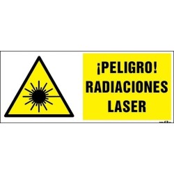 ¡Peligro! Radioaciones láser
