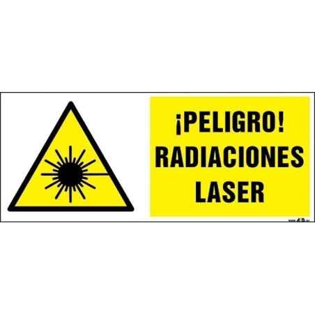 ¡Peligro! Radioaciones láser