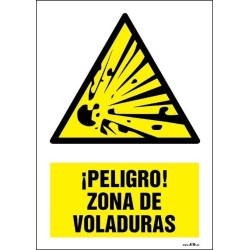 ¡Peligro! Zona de voladuras