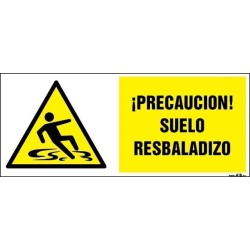 ¡Precaución! Suelo resbaladizo