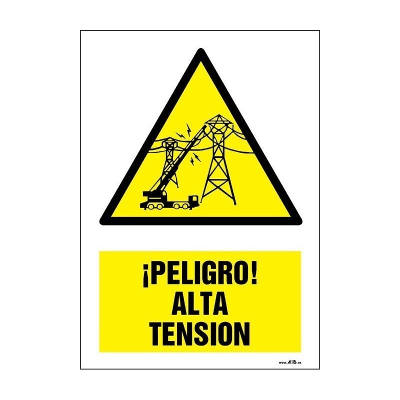 ¡Peligro! Alta tensión