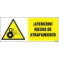 ¡Atención! Riesgo de atrapamiento