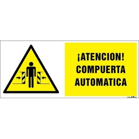 ¡Atención! Compuerta automática