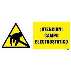 ¡Atención Campo electrostático