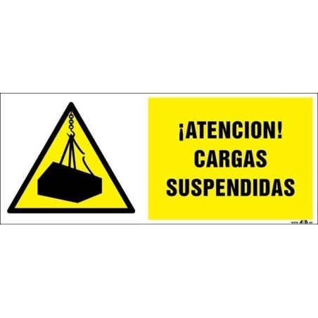 ¡Atención! Cargas suspendidas