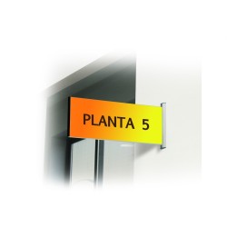 Señalización banderola recta