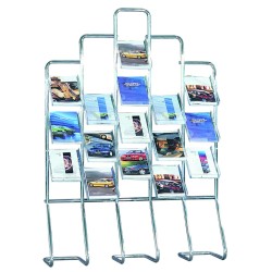 Expositor cromo 9 y 16 bandejas.