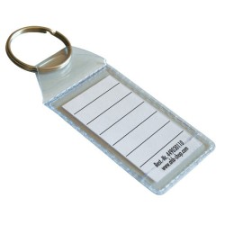 Llavero PVC blando, 0,3 mm