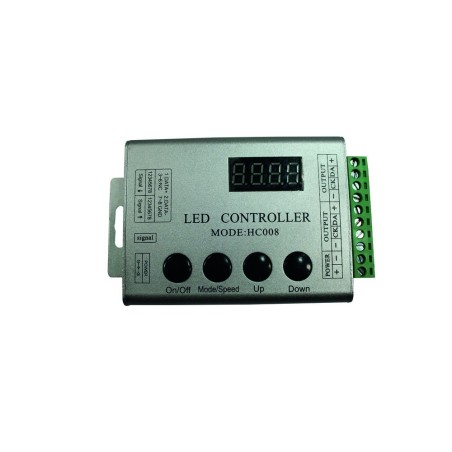 Controlador para iluminación de fachada exterior.